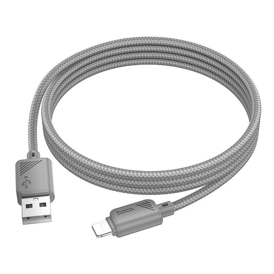 USB-A - Lightning podatkovni in polnilni kabel HOCO X113, 18W, 1m, siva