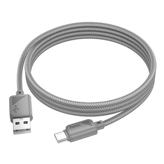 Podatkovni in polnilni kabel USB-A - USB-C HOCO X113, 18W, 1m, Siva