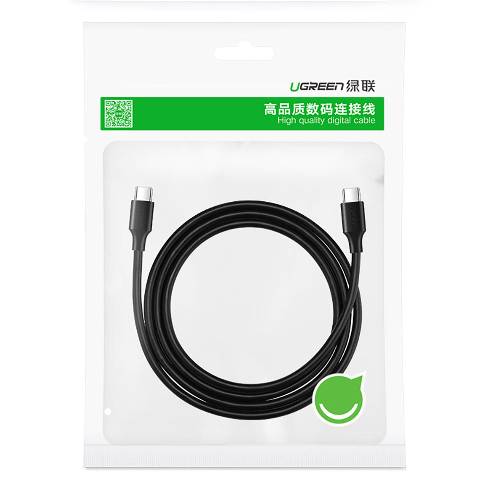 Kabel za prenos podatkov in polnjenje USB-C - USB-C UGREEN US286, 60W, 1m, črn