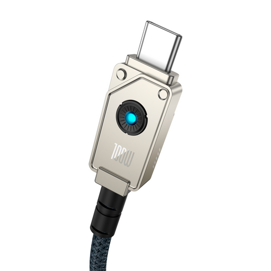 Kabel za podatke in polnjenje USB-C - USB-C Baseus Unbreakable, 100W, 2m, Bel P10355800221-01