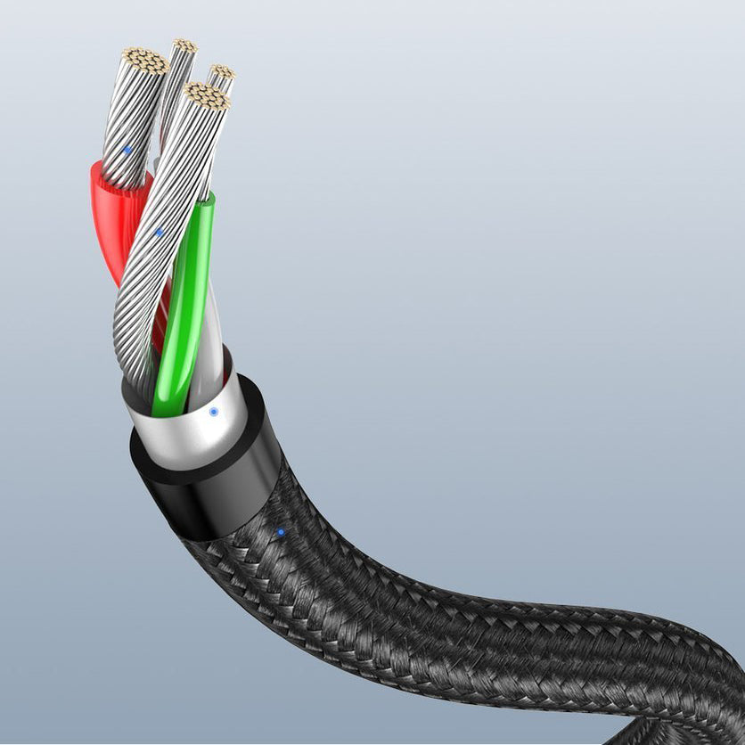 Kabel za podatke in polnjenje USB-A - USB-C UGREEN US284 Angled, 18W, 3m, Siv