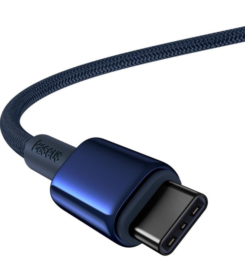 Kabel za podatke in polnjenje USB-C - USB-C Baseus Tungsten Gold, 100W, 2m, Mornarsko modra P10319800321-04