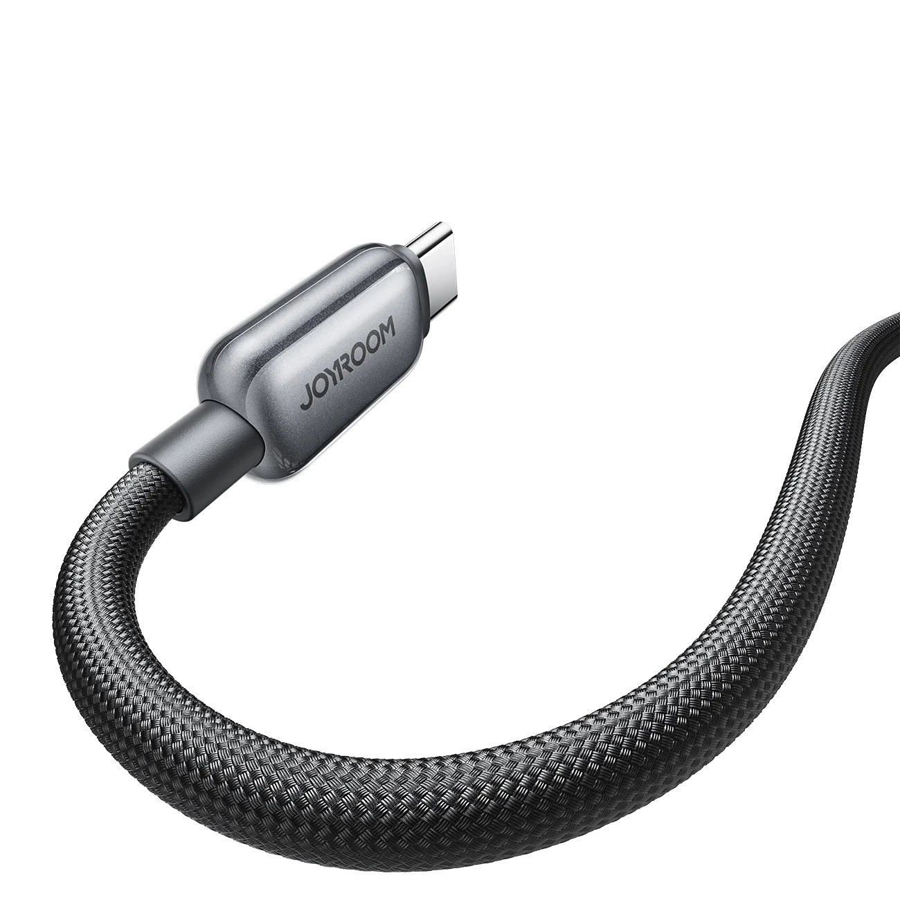 Kabel za prenos podatkov in polnjenje USB-A - USB-C Joyroom S-A55 StarFlight Display, 66W, 1.2m, črn