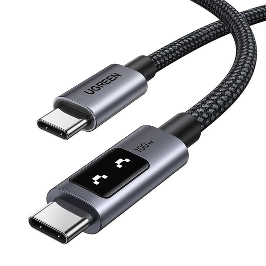 Kabel za podatke in polnjenje USB-C - USB-C UGREEN L509, 100W, 1m, Siv