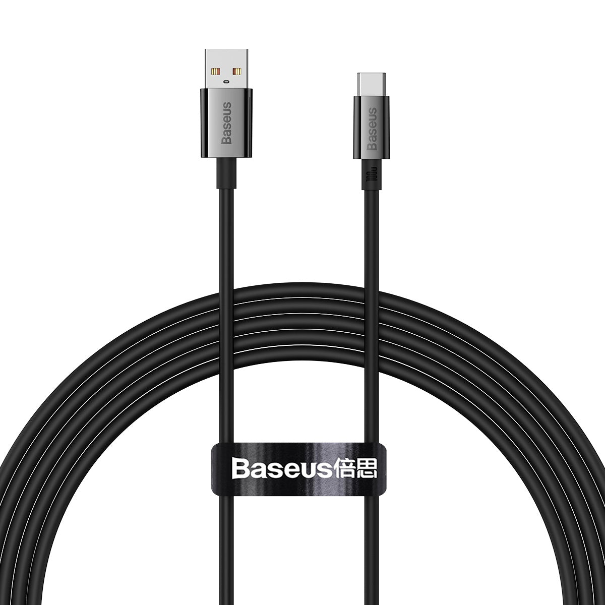 Podatkovni in polnilni kabel USB-A na USB-C Baseus Superior Series, 100 W, 2 m, črn P10320102114-02