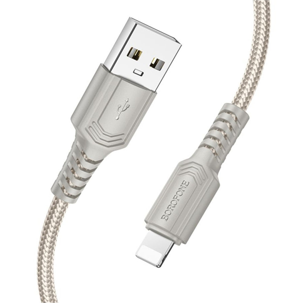 Kabel za podatke in polnjenje USB-A - Lightning Borofone BX116 Certain, 18W, 1m, črn