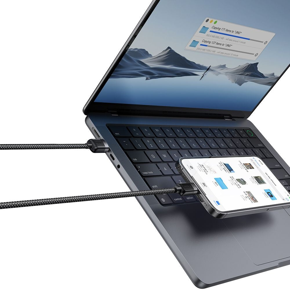 Kabel za podatke in polnjenje USB-A - Lightning McDodo CA-6000 Self Winding, 18W, 1.2m, črn