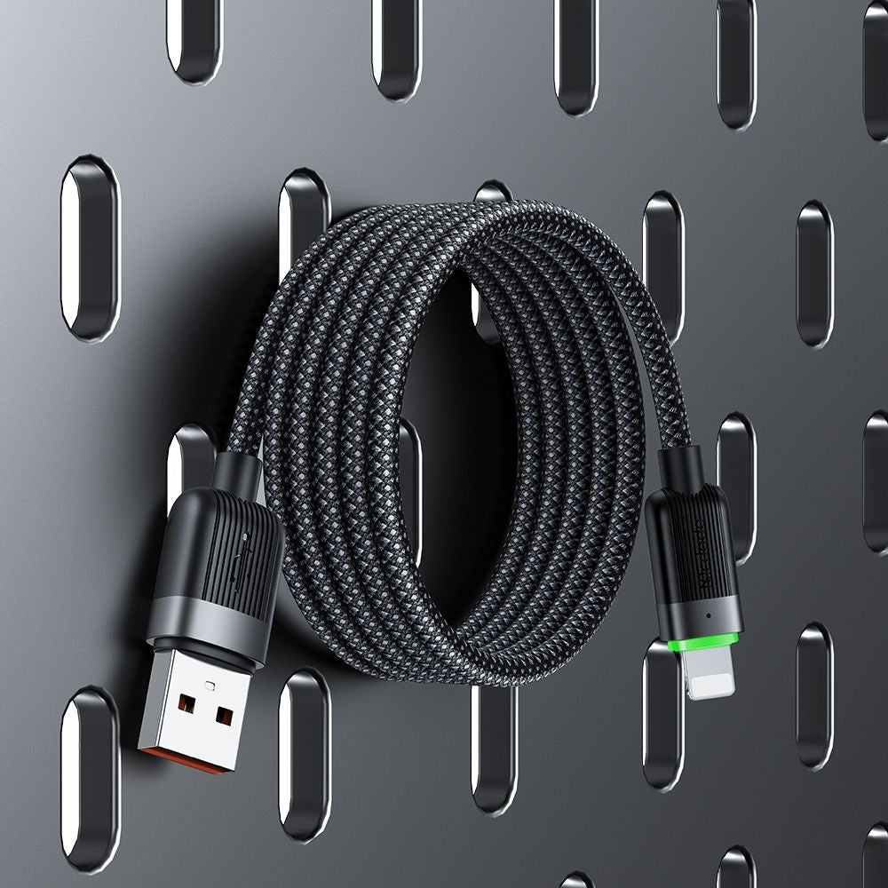 Kabel za podatke in polnjenje USB-A - Lightning McDodo CA-6000 Self Winding, 18W, 1.2m, črn