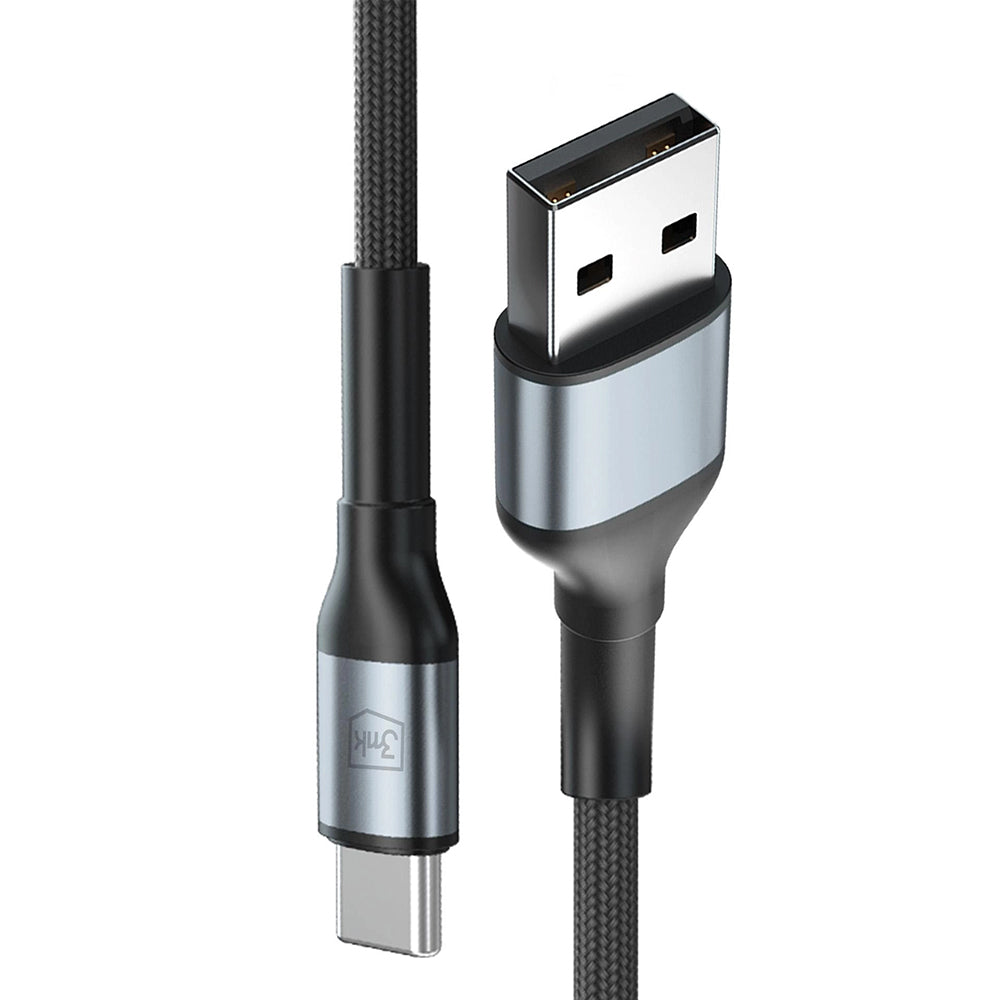 Kabel za podatke in polnjenje USB-A - USB-C 3MK Hyper N 18, 18W, 1m, črn