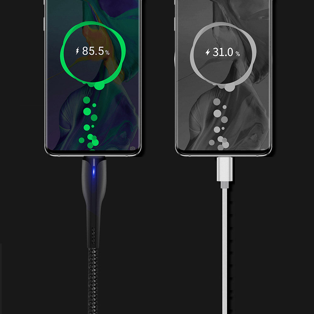 Podatkovni in polnilni kabel USB-A - USB-C ColorWay CW-CBUC034, 18W, 1m, črn.