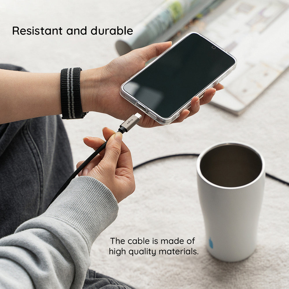 Kabel za podatke in polnjenje USB-A - USB-C Ringke, 60W, 2m, črn