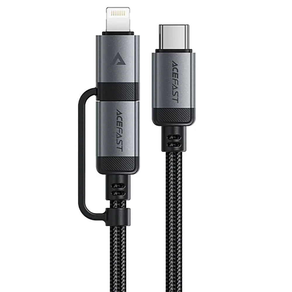 Kabel za podatke in polnjenje USB-C - Lightning / USB-C Acefast C20-01, 60W, 1.2m, črn