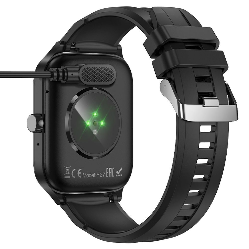 Polnilni kabel za pametno uro HOCO Y26 / Y27, USB-A, črn