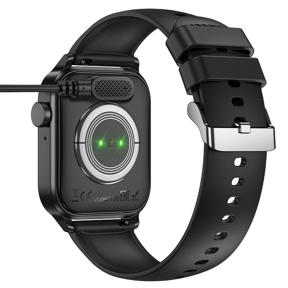 Polnilni kabel za pametno uro HOCO Y26 / Y27, USB-A, črn