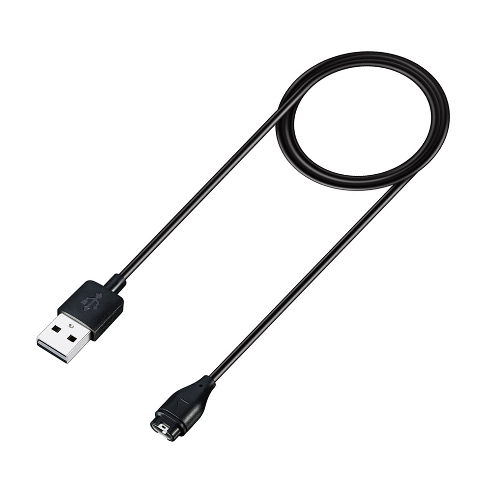 Polnilni kabel Techsuit TGC1 za Garmin Watch Fenix / vivoactive serije, USB-A, črn