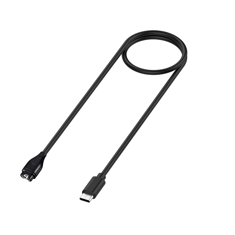 Polnilni kabel Techsuit TGC2 za Garmin Watch Fenix / vivoactive serije, USB-C, črn