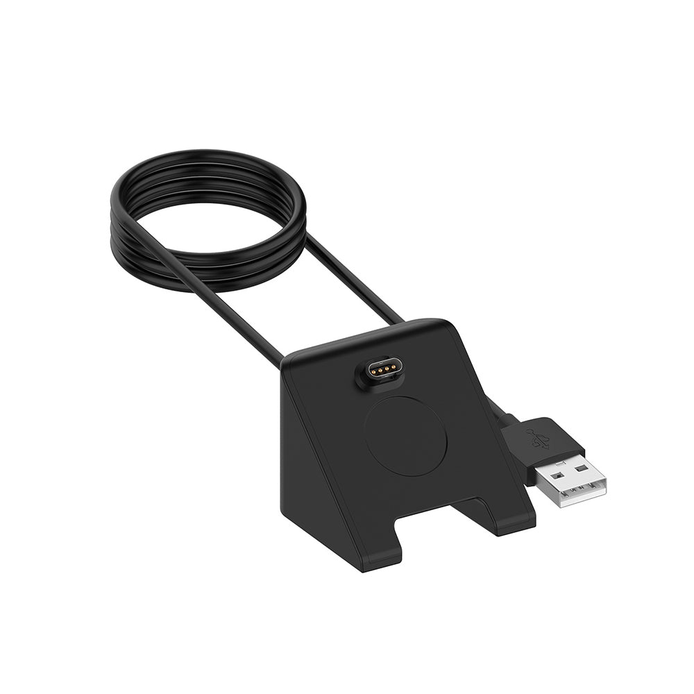 Polnilni kabel Techsuit TGC3 za Garmin Fenix 5 Plus / 7X / 6X / 6 / 5, USB-A, Črn