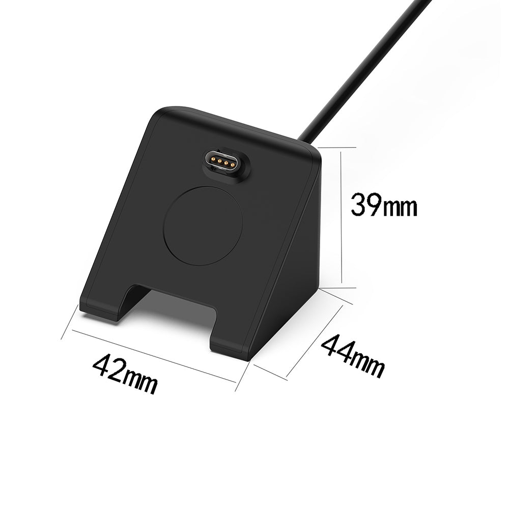 Polnilni kabel Techsuit TGC3 za Garmin Fenix 5 Plus / 7X / 6X / 6 / 5, USB-A, Črn