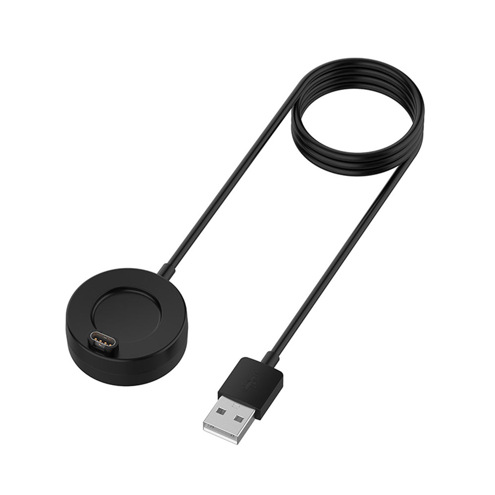 Polnilni kabel Techsuit TGC4 za Garmin Fenix 5 Plus / 7X / 6X / 6 / 5, USB-A, črn