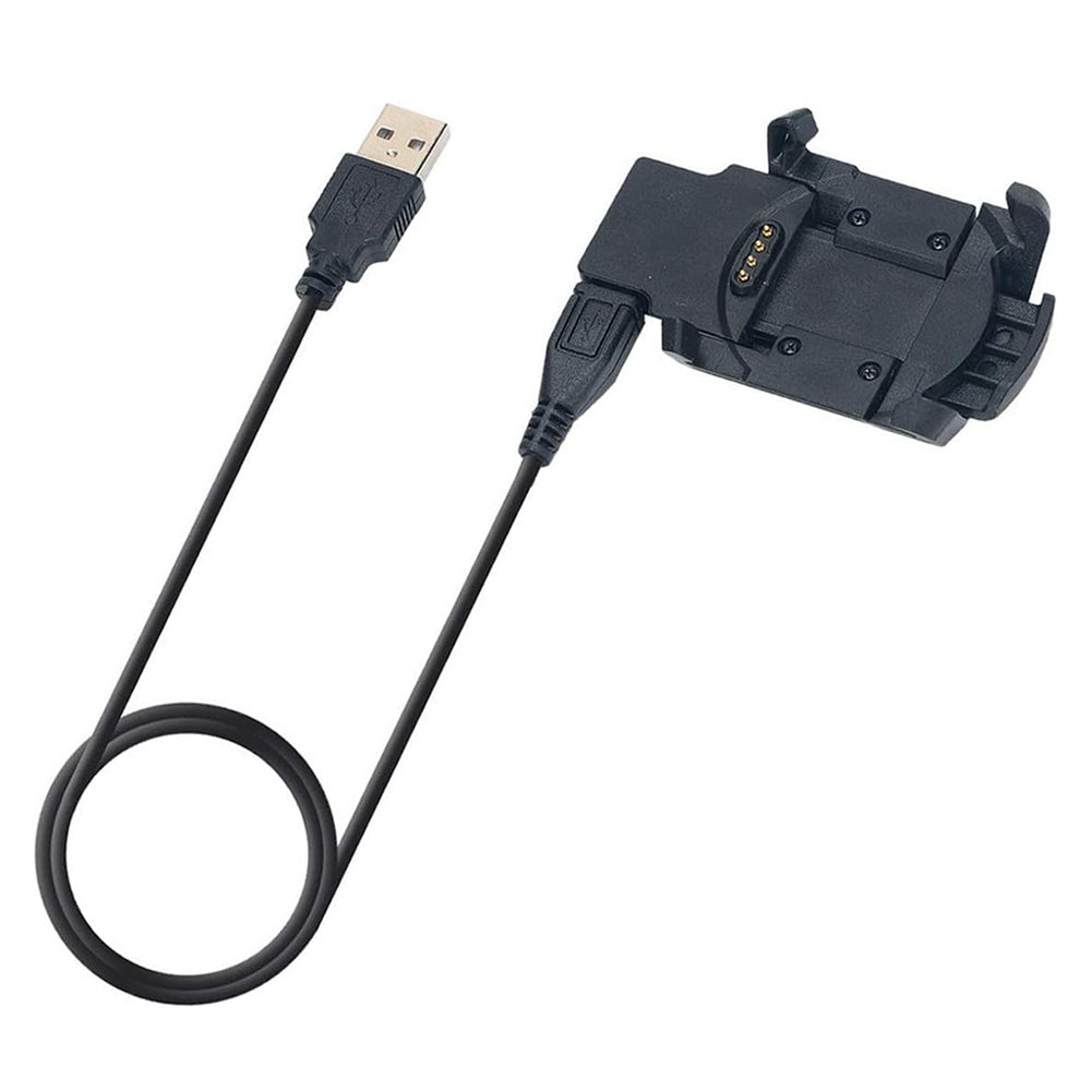 Polnilni kabel Techsuit TGC5 za Garmin Fenix 3 Sapphire / 3 HR / 3, USB-A, Črn