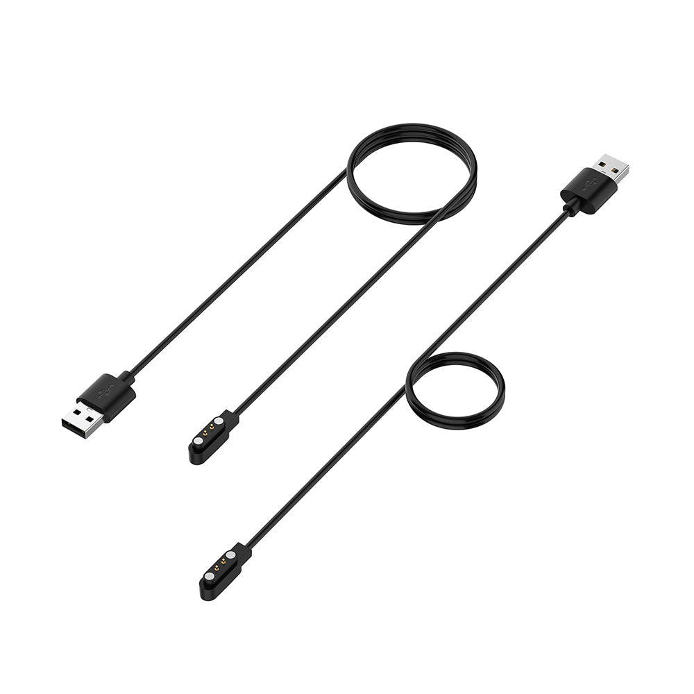 Polnilni kabel Techsuit TXC4 za Oneplus Nord Watch / Haylou Bling LS12 / RT LS05S, USB-A, črn