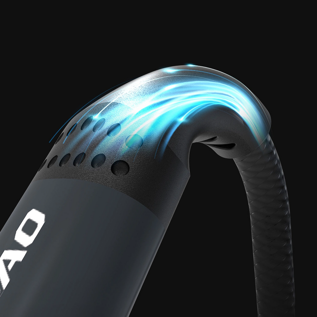 USB-A polnilni kabel - Lightning / microUSB / USB-C Dudao L3E 3v1, 60W, 1,2 m, črn