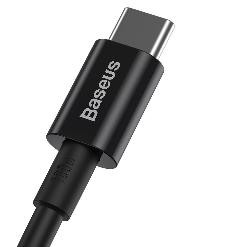 USB-C podatkovni in polnilni kabel - USB-C Baseus Superior Series, 100W, 2m, črn CATYS-C01