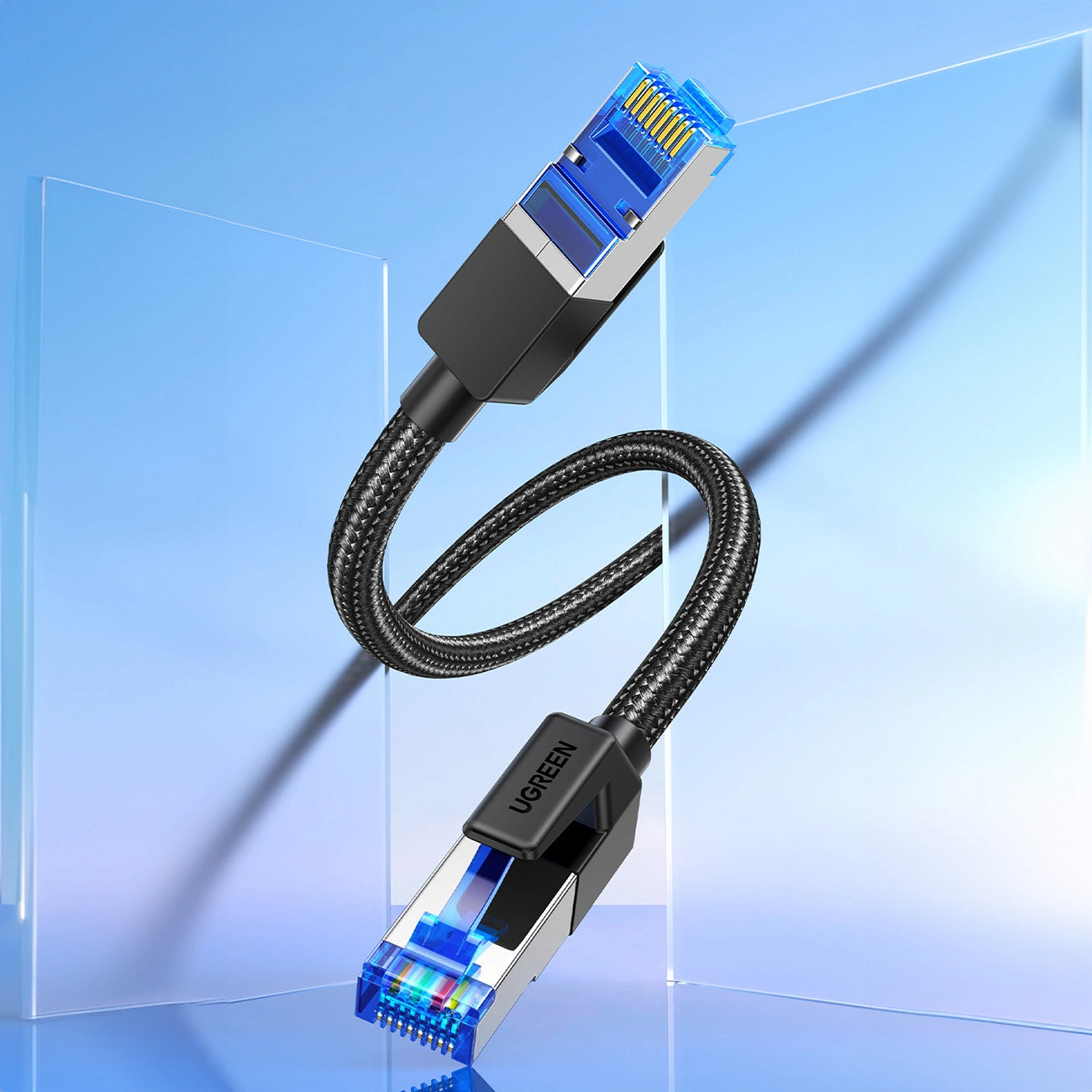 UGREEN NW153 Network Cable, UTP, Cat8, 1.5m, Black