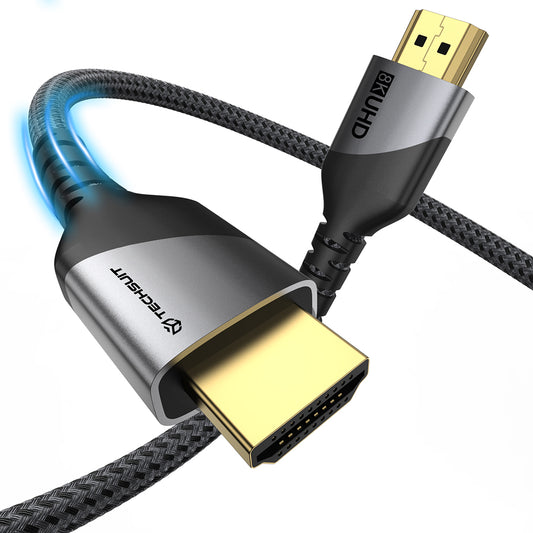 Video kabel Techsuit NexusVision Pro CX3, HDMI - HDMI, 8K, 2m, Siva