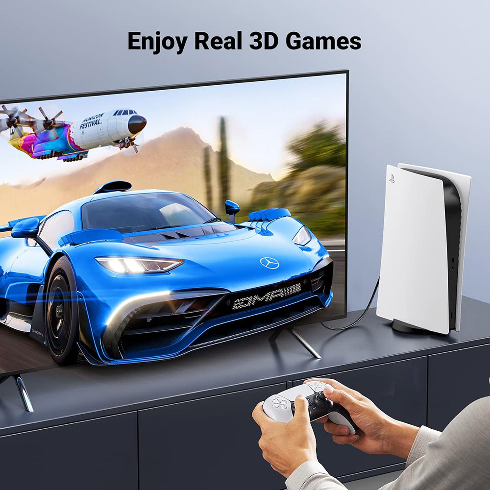 Video kabel Ugreen HD140 (80405), HDMI - HDMI, 8K, 5m, Črn