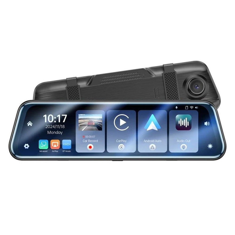 Avtomobilska kamera Yesido KM24 s Carplay / Android Auto, 4K, Zaslon 9.66 palca