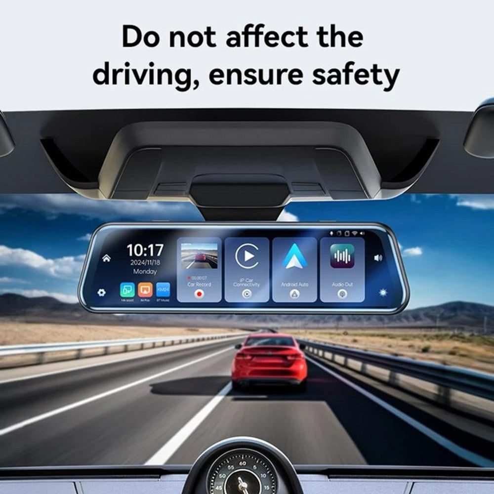Avtomobilska kamera Yesido KM24 s Carplay / Android Auto, 4K, Zaslon 9.66 palca