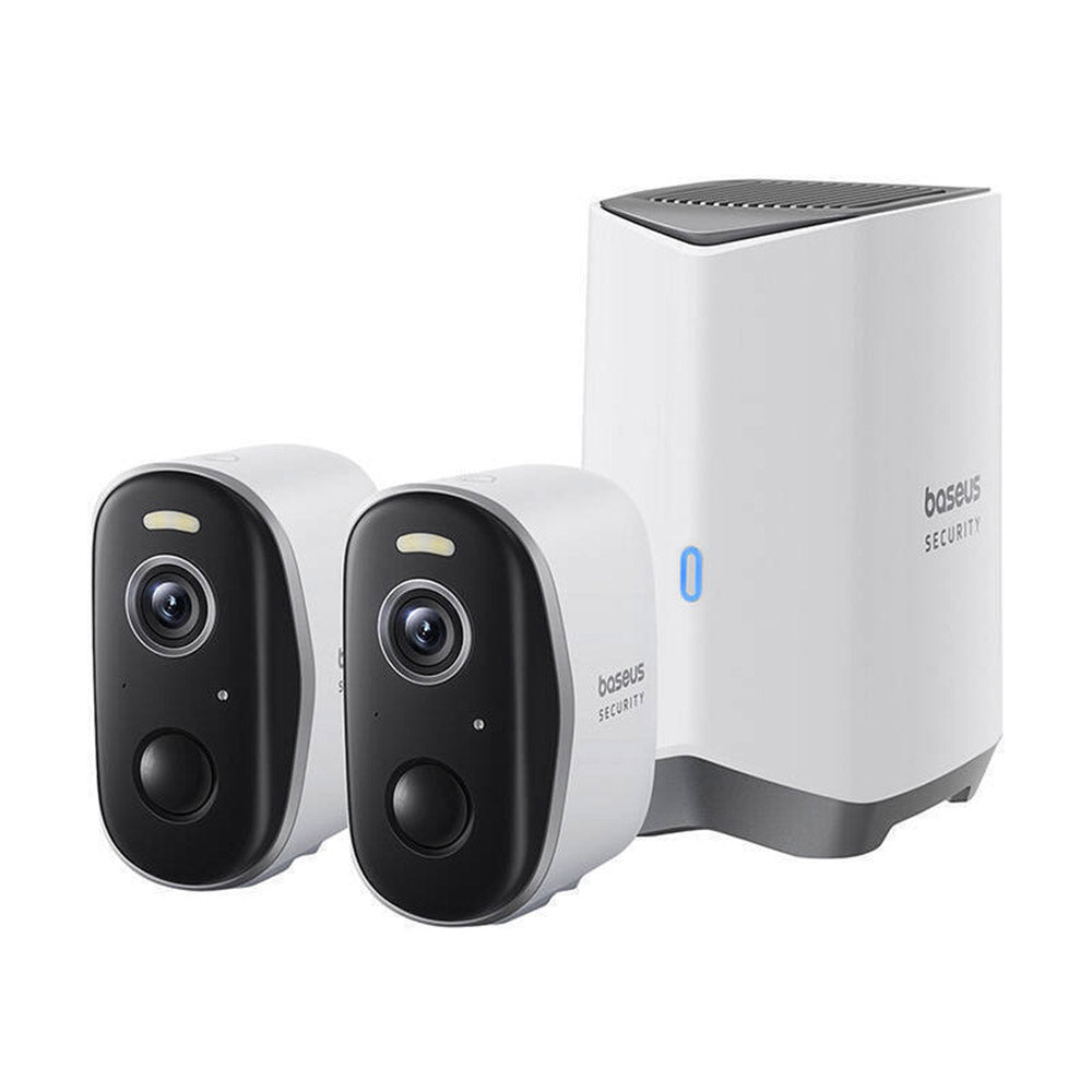 Kamera za nadzor Baseus N1 Plus, Wi-Fi, 2K, IP67, Zunanja, Set 2 kosa S0TW012131