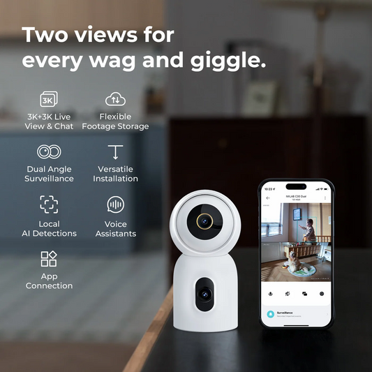 Nadzorna kamera iMILAB C30 Dual, Wi-Fi, 3K, notranja CMSXJ111A