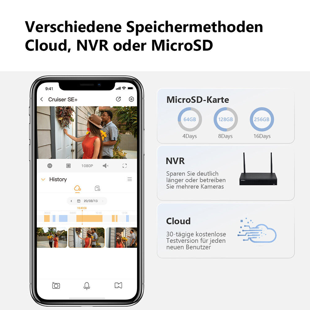 Kamera za nadzor Imou Cruiser SE+, Wi-Fi, 3K, IP66, Zunanja, Bela IPC-K7CP-5H1WE