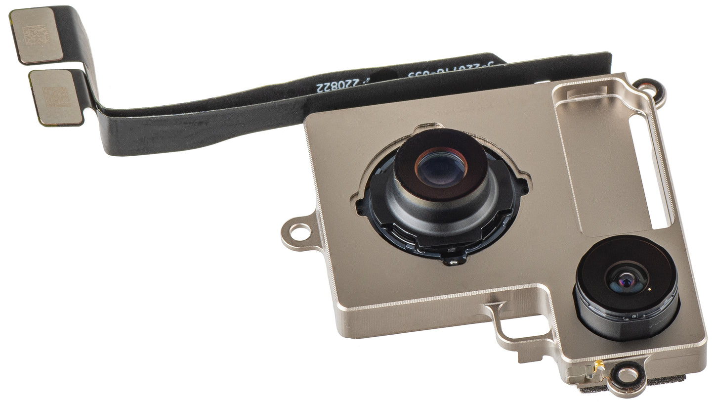 Zadnja kamera Apple iPhone 14, z trakom