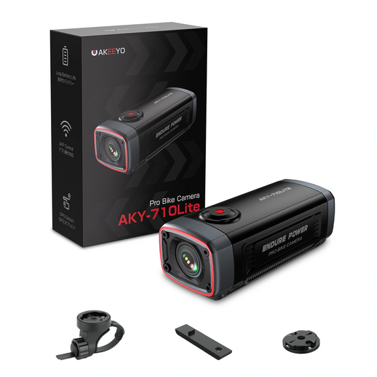 Športna kamera Akeeyo 710 Lite za kolo / motor, 2K, Wi-Fi, črna