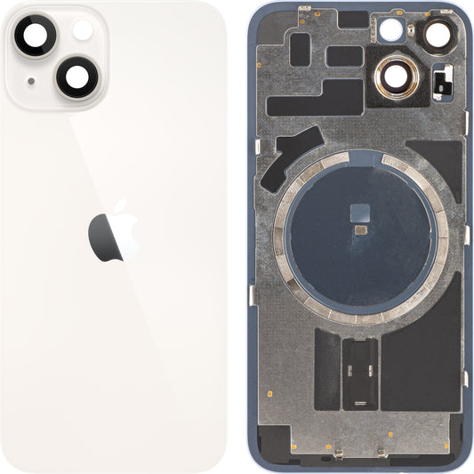 Ovitek za baterijo za Apple iPhone 14, bel (Starlight), Swap