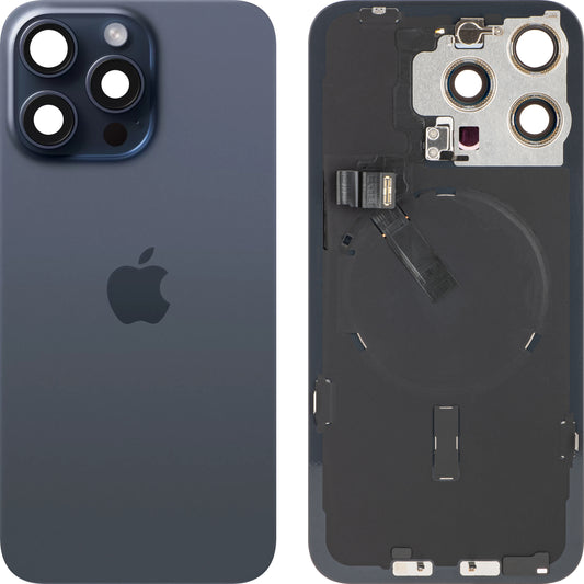 Apple iPhone 15 Pro Max pokrov za baterijo, modri (modri titan), Swap