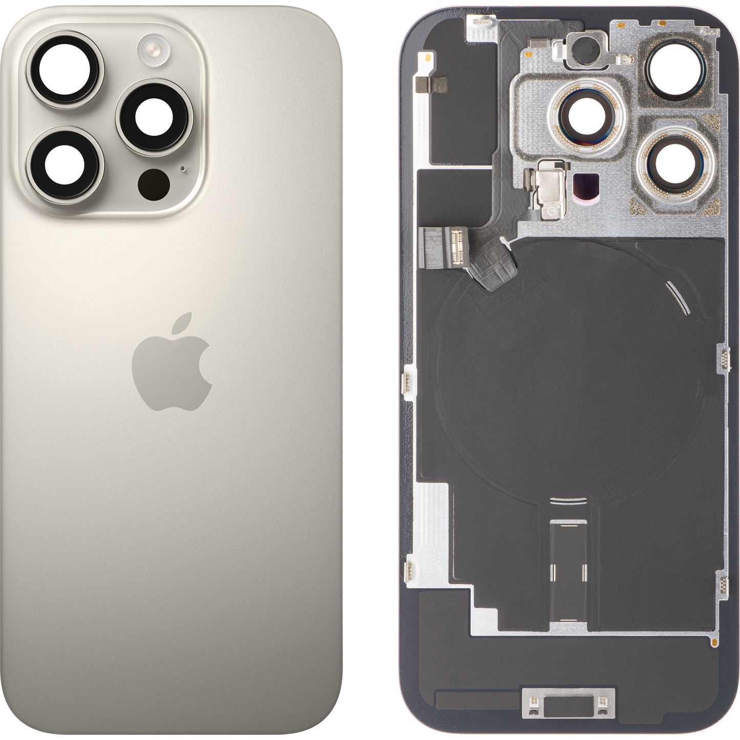 Pokrov baterije Apple iPhone 16 Pro, Bež (Natural Titanium), Swap