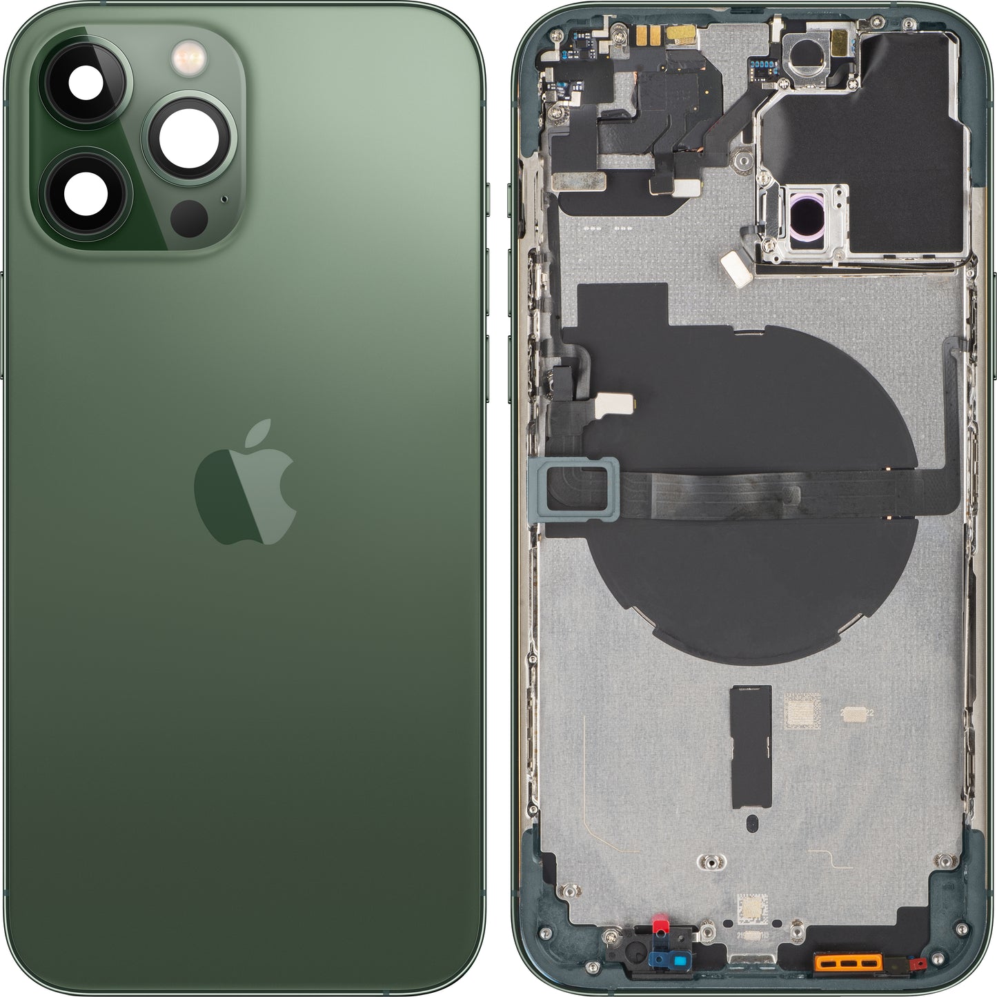 Pokrov baterije Apple iPhone 13 Pro Max, z ohišjem v sredini, zelen (Alpine Green), Swap