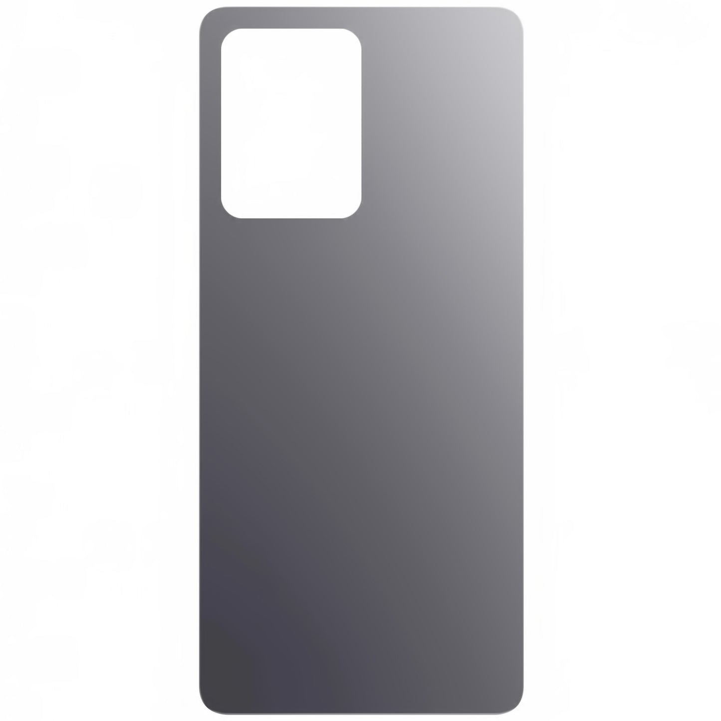 Pokrov baterije združljiv z Xiaomi Redmi Note 12 Pro 5G, črne barve