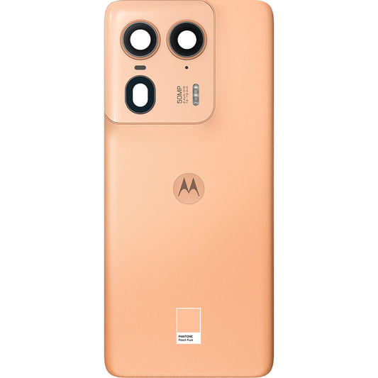 Motorola Edge 50 Ultra, ovitek za baterijo, oranžna (Peach Fuzz), servisni paket 5S58C24473