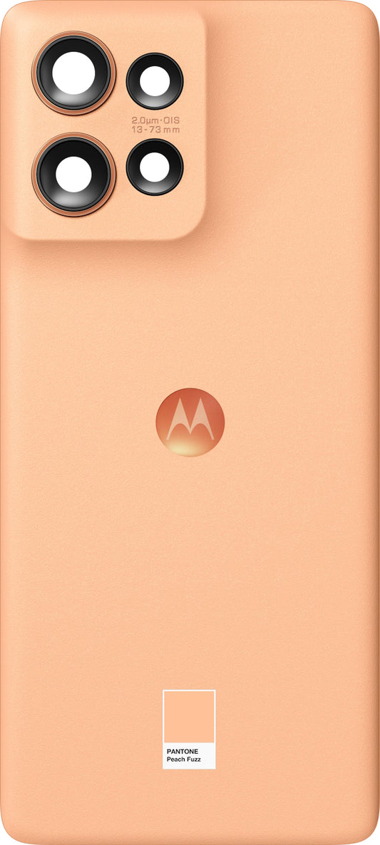 Pokrov baterije za telefon Motorola Edge 50, roza (Peach Fuzz), servisni paket 5S58C24927