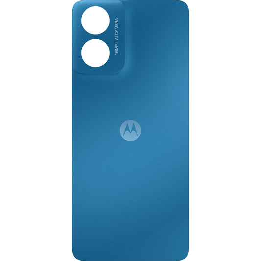 Pokrov baterije Motorola Moto G04, modra (satenasto modra), servisni paket 5S58C23912