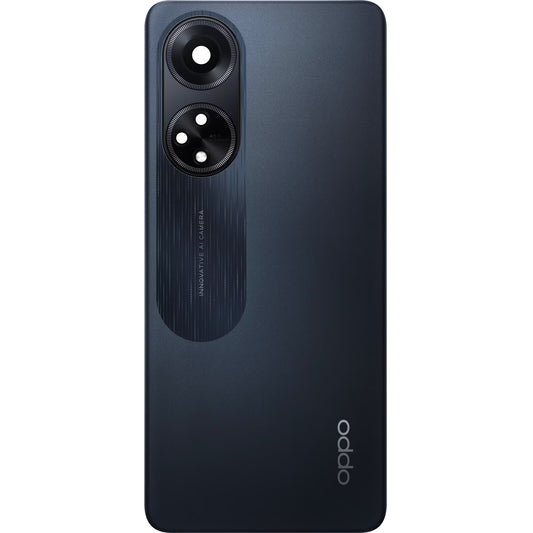 Pokrov baterije Oppo A98, hladno črn, servisni paket 621033000045