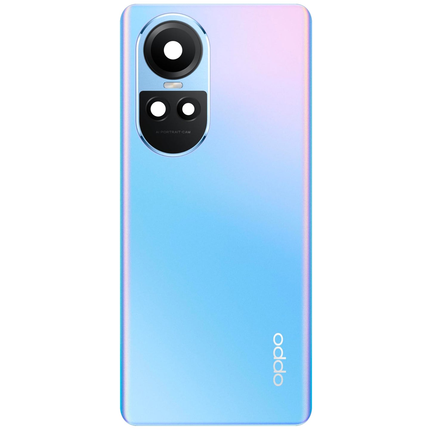 Pokrov baterije Oppo Reno10, modri (ledeno modri), servisni paket 621033000093