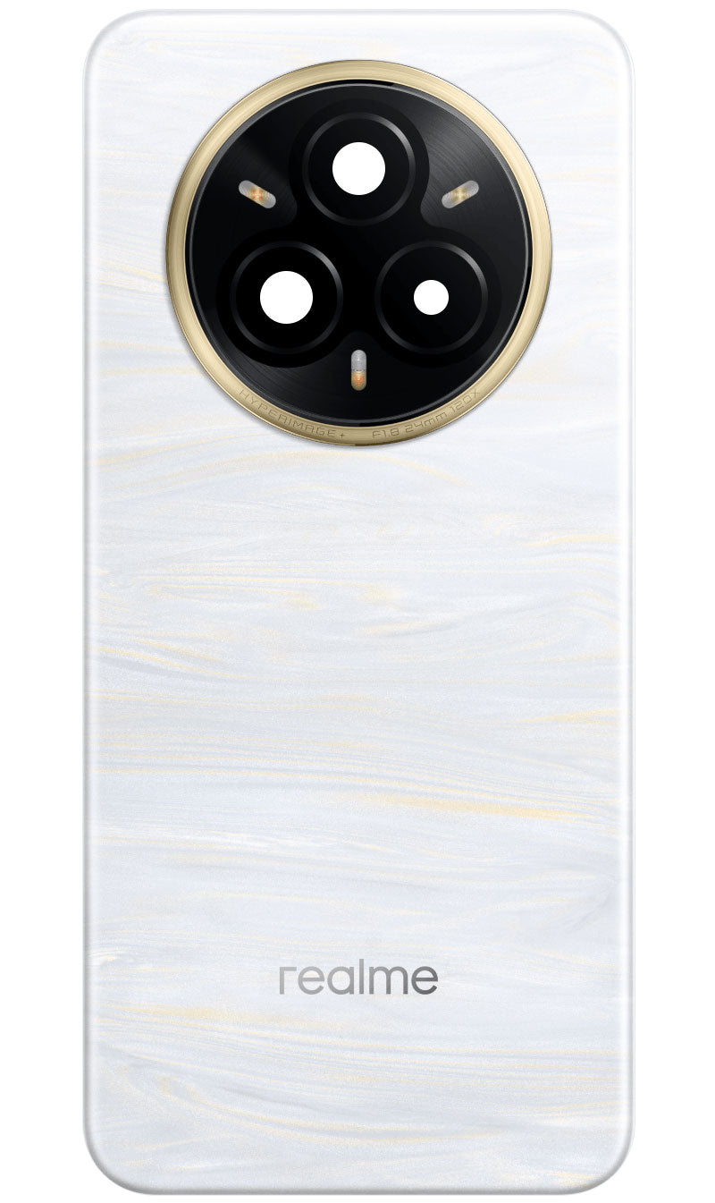 Pokrov baterije Realme 14 Pro+, Bela (Pearl White), Service Pack 621033000452