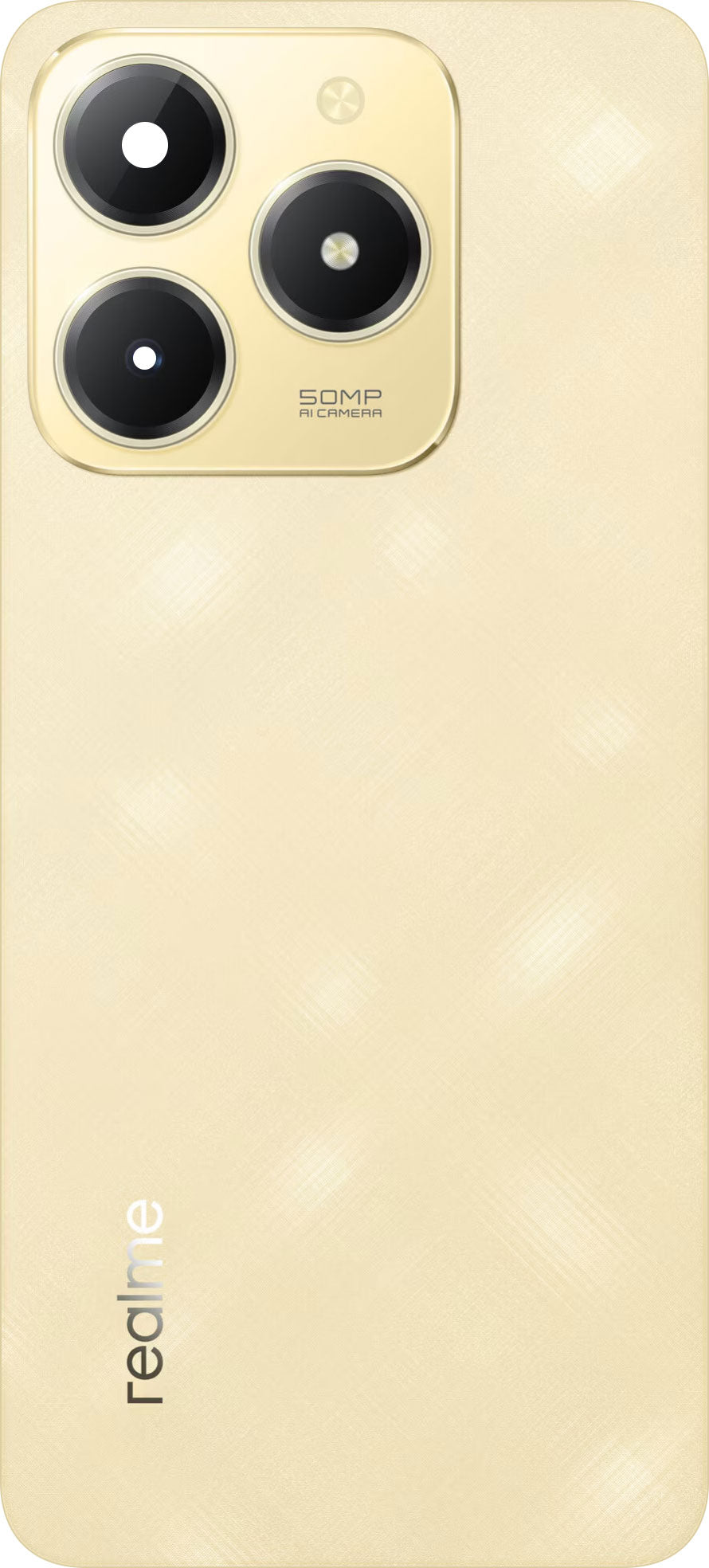 Pokrov baterije Realme C61, Zlato (Sparkle Gold), Servisni paket 621033000307