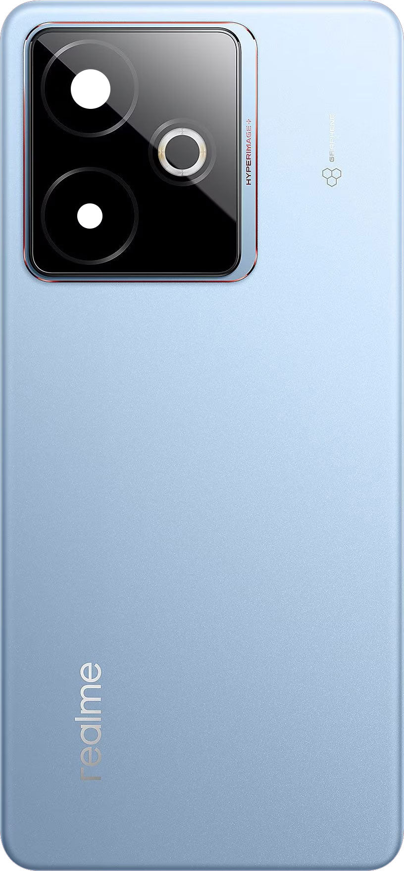 Pokrov baterije Realme GT 7T, Modra (IceSense Blue), Service Pack 621033000635